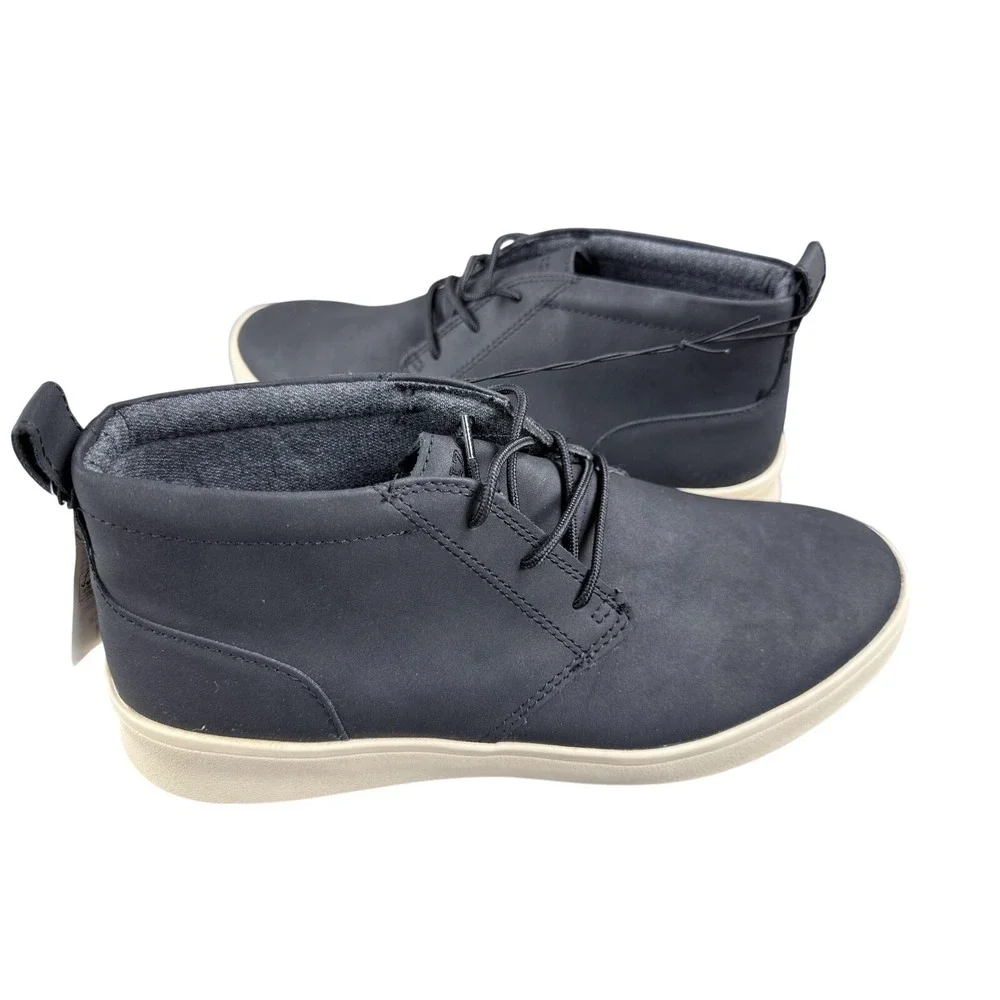 IZOD Shoes Mens Size 11 Black Chukka Boot Lace Up Casual Ankle 1815298